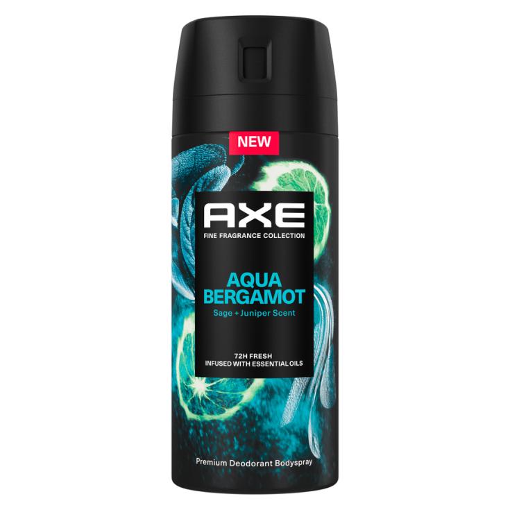 DESODORANTE SPRAY AQUA BERGAMOTA AXE 150ML