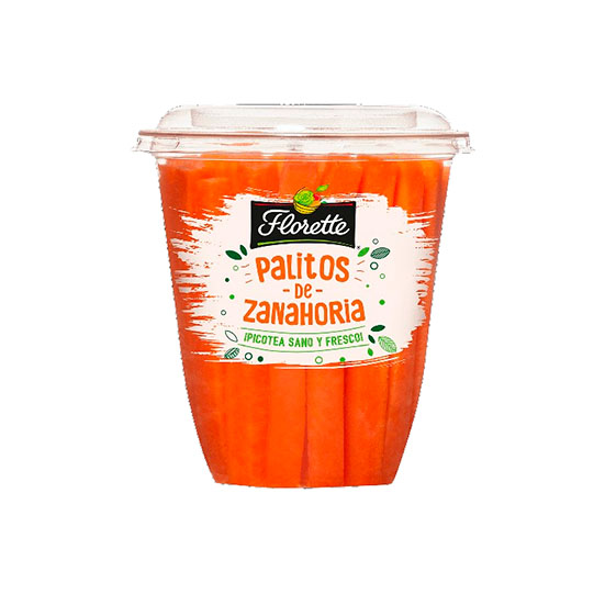 PALITOS ZANAHORIA  FLORETTE 165G