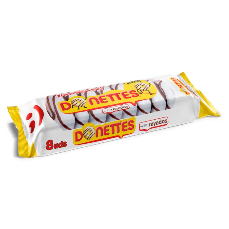 DONETTES RAYADOS BIMBO 8U 176G