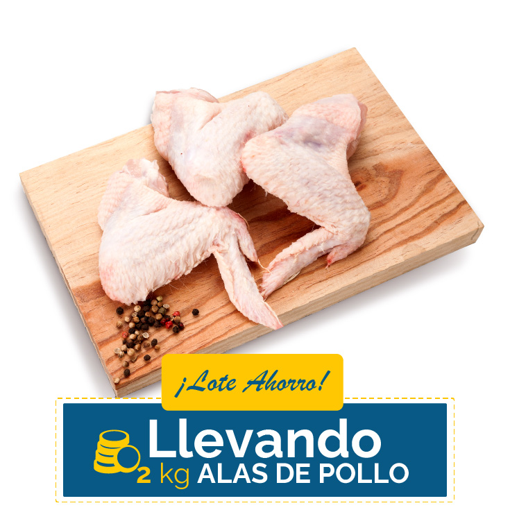 ALAS DE POLLO Llevando 2 Kilos