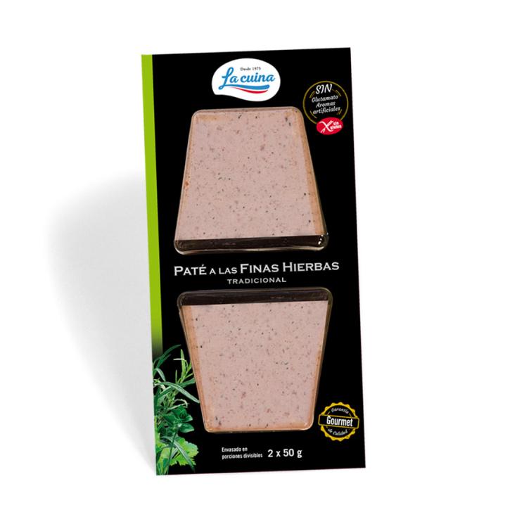 PATÉ FINAS HIERBAS LA CUNIA P2 50G/U