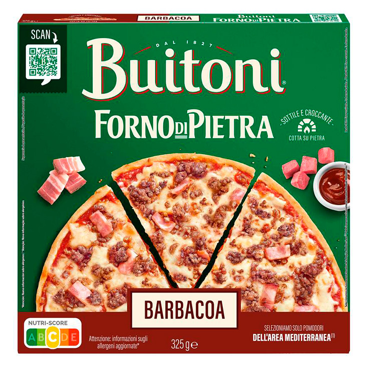 PIZZA BARBACOA FORNO DI PIETRA BUITONI 325G