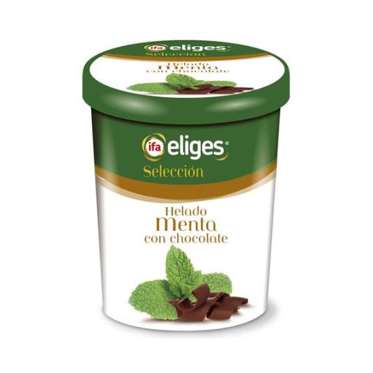 HELADO TARRINA MENTA C/CHOCOLATE IFA ELIGES 500ML