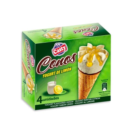 CONO YOGURT LIMON CASTY P4 125ML/U