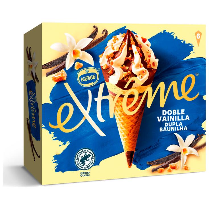 HELADO CONO VAINILLA DOBLE EXTREME P6 120M/U