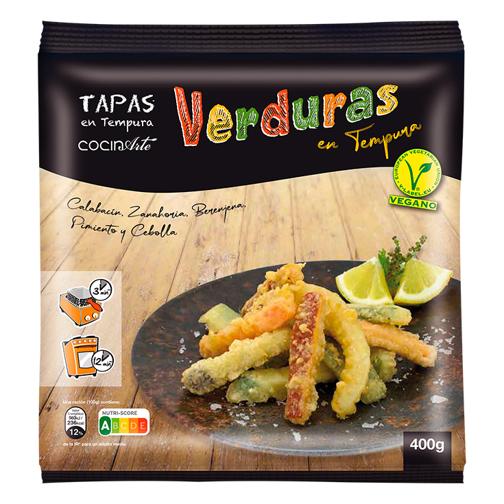 VERDURAS EN TEMPURA COCINARTE 400G