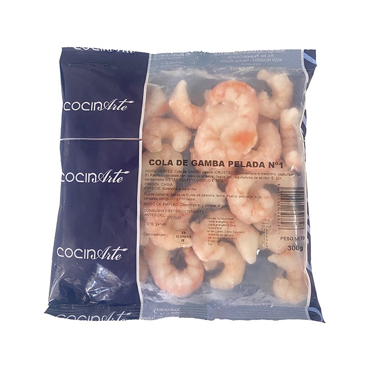 GAMBA PELADA Nº1 COCINARTE 300G