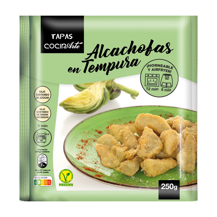 ALCACHOFA EN TEMPURA COCINARTE 250G