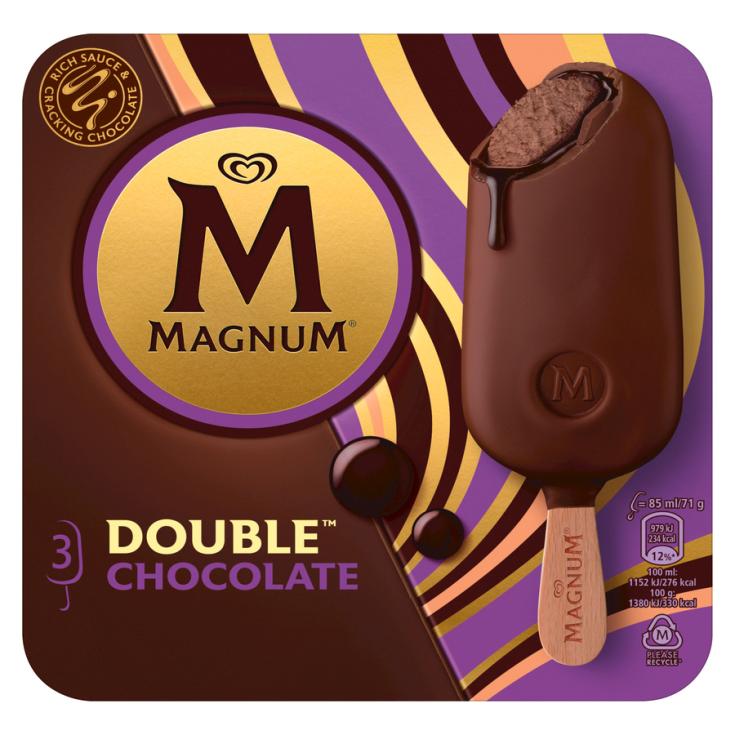 HELADO BOMBON DOUBLE CHOCOLATE MAGNUM P3 85ML/U