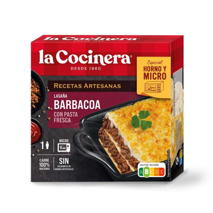 LASAÑA BARBACOA LA COCINERA 280G