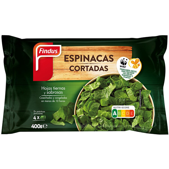 ESPINACA CORTADA FINDUS 400G