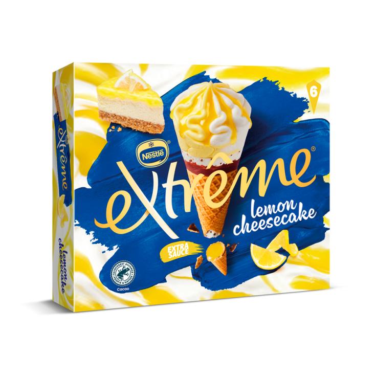 CONO HELADO LEMON CHEESECAKE EXTREME P6 110ML/U