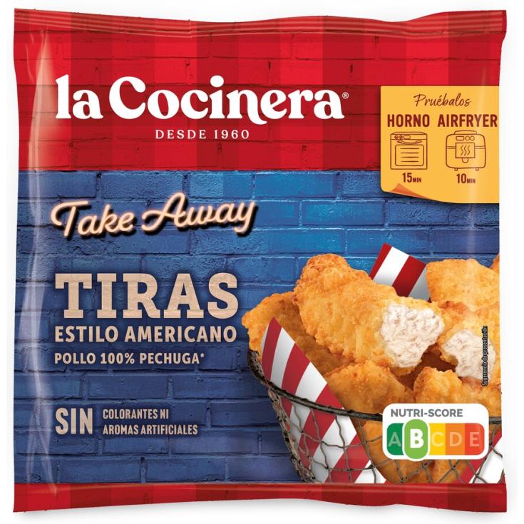 TIRAS DE POLLO ESTILO AMERICANO LA COCINERA 360G