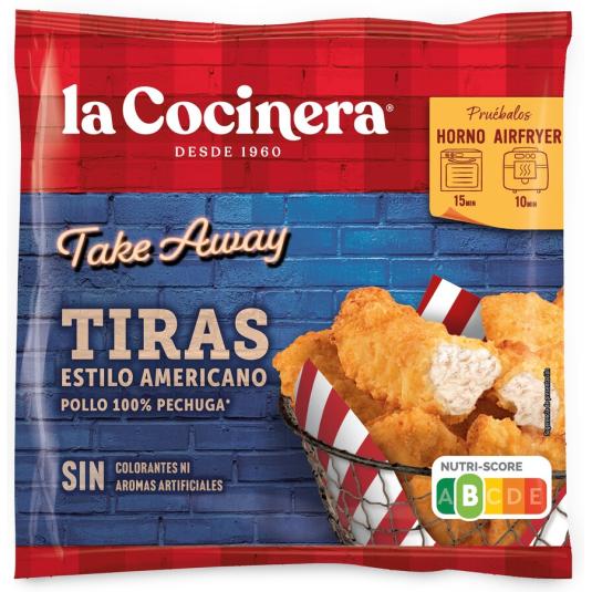 TIRAS DE POLLO ESTILO AMERICANO LA COCINERA 360G