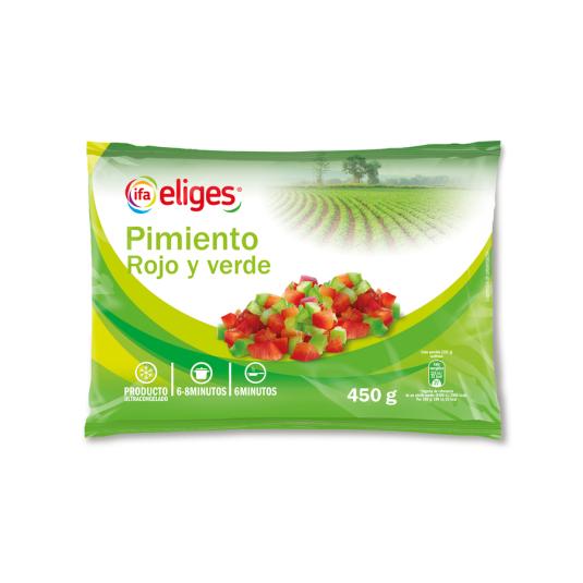 MEZCLA PIMIENTO ROJO Y VERDE IFA ELIGES 450G