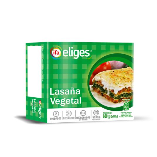 LASAÑA VEGETAL IFA ELIGES 600G