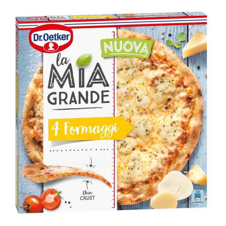 PIZZA 4 FORMAGGI LA MIA GRANDE 400G