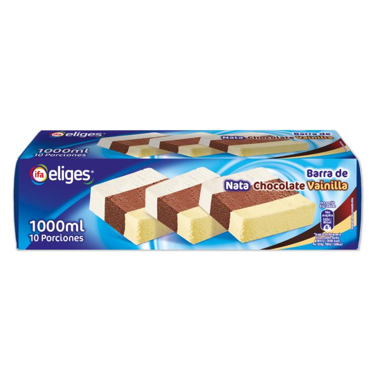 HELADO BLOQUE TRES GUSTOS IFA ELIGES 1L